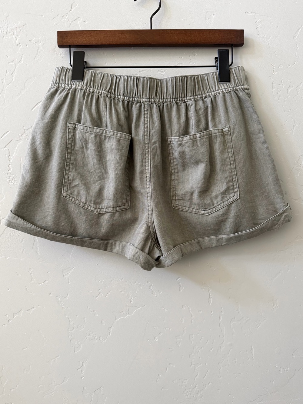 Pilcro Womens Pleated Cuffed Cotton Shorts Size 28 Coastal Casual Resort - Picture 3 of 10
